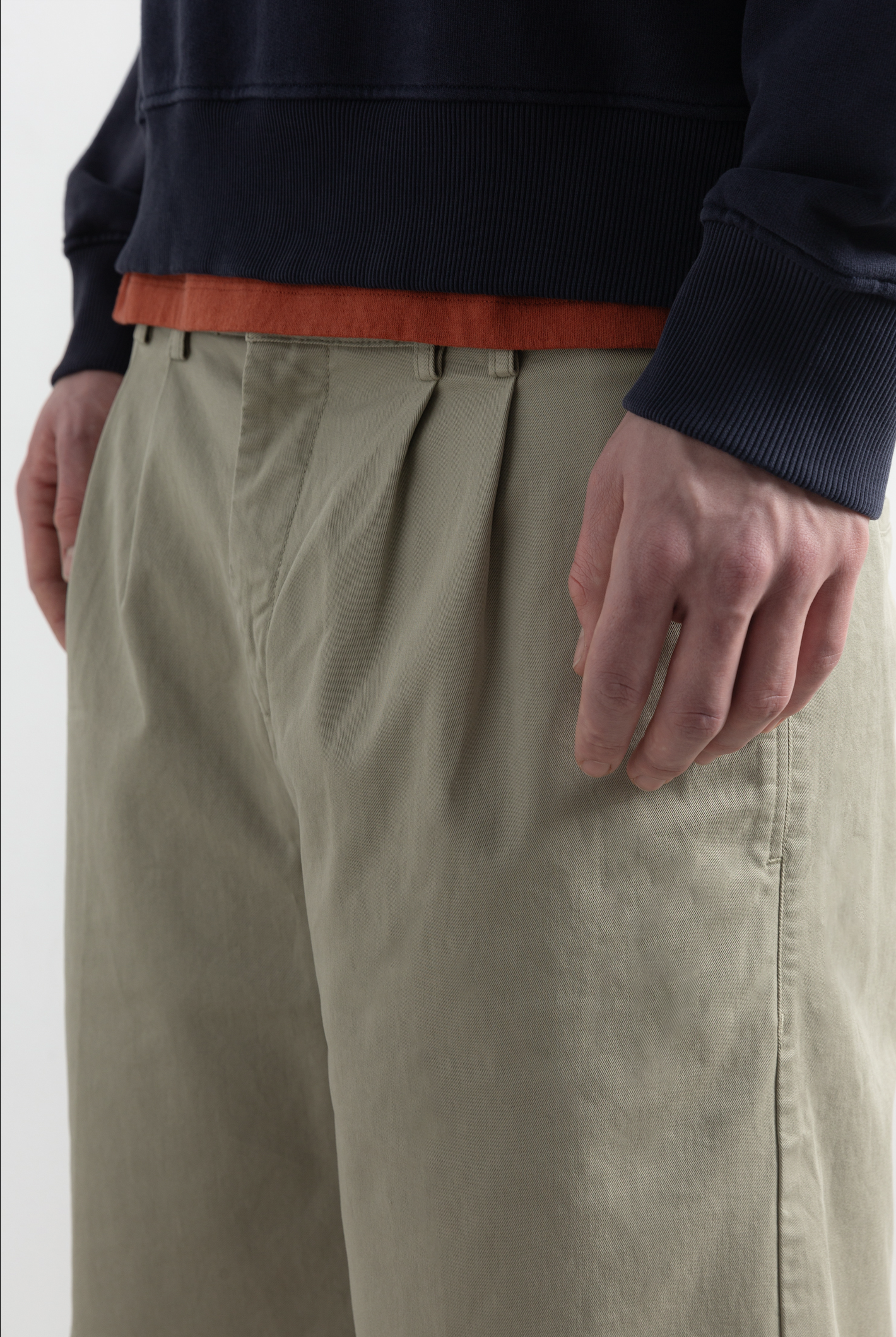 Edmmond Studios Chino Short Plain Taupe Herren